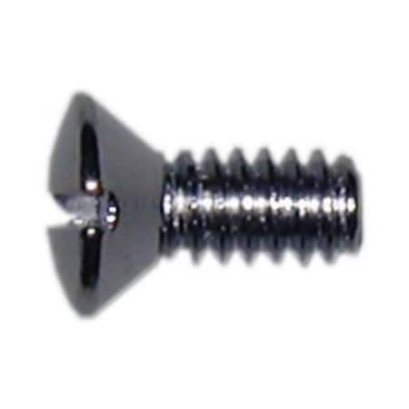 #10-24 X 7/16 Steel Coarse Thread Slotted Oval Head Faucet Screws 8PK